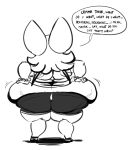  anthro bat big_butt butt child female hi_res huge_belly huge_butt mammal overweight rouge_the_bat sega solo sonic_the_hedgehog_(series) thick_thighs ultrahand young 