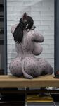  3d_(artwork) absurd_res anthro backpack bag baseball_cap bench big_breasts big_butt big_ears black_hair black_lips black_nose breasts brick brick_wall butt chair clenched_teeth clothing curvy_figure darwinthejockey digital_media_(artwork) duffel_bag feet female floor footwear frown fur furniture grey_body grey_fur hair hat headgear headwear hi_res huge_breasts huge_butt hyena lips locker locker_bench locker_room long_hair looking_back mammal mia_(annoad) muscular_thighs nipples nude on_chair rear_view shoes short_tail side_boob sitting sitting_on_chair solo source_filmmaker spots spotted_body spotted_fur spotted_hyena tail teeth teeth_showing thick_thighs tile tile_floor voluptuous voluptuous_female wall_(structure) wide_hips wood wood_bench wood_furniture 