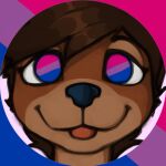 anthro bisexual female icon keith_(marsminer) lgbt_pride male mammal marsminer mustelid otter solo 
