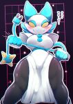  &lt;3 2023 4_fingers :3 absurd_res anthro big_breasts biped black_body black_skin blue_body blue_ears blue_fur blue_tail blush breasts cheek_tuft chromatic_aberration clothed clothing colored curvy_figure darkner deltarune digital_media_(artwork) dress electrical_plug empty_eyes facial_tuft felid feline female fingers floating_hands footwear front_view fully_clothed fur geometric_background glistening glistening_body glistening_skin half-closed_eyes hearts_around_body hi_res holding_object holding_whip hourglass_figure humanoid_hands japanese_text kemono looking_at_viewer low-angle_view machine mammal monotone_ears monotone_tail multicolored_body narrowed_eyes omowazu pattern_background pelvic_curtain portrait pose robot shaded signature simple_background small_waist smile solo standing star_polygon tail tasque_manager text thick_thighs three-quarter_portrait translated tuft undertale_(series) whip white_body white_clothing white_dress white_footwear wide_hips yellow_eyes 