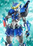  1girl absurdres autobot blue_eyes blue_lips breasts hand_on_own_hip highres juuta-rou looking_at_viewer mecha medium_breasts pointing redesign robot smile solo strongarm_(transformers) transformers transformers:_robots_in_disguise_(2015) v-fin wheel 