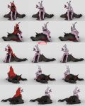  absurd_res anthro bambookat canid canine canis fairy_tales female hi_res huge_filesize lagomorph leporid little_red_riding_hood little_red_riding_hood_(copyright) mammal rabbit solo superabsurd_res wolf 
