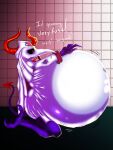  anthro belly demon fan_character female frostise growth inflation nurse overweight plague unknown_species 
