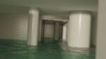 backrooms_(creepypasta) ceiling dream_pool hallway highres immersed indoors no_humans partially_submerged pool reflection reflective_water scenery submerged tile_ceiling tile_floor tile_wall tiles water 