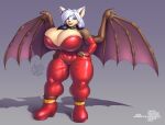  anthro bat bat-wings batlikewings fatale female furry mammal red-dress shiny_(disambiguation) stylized thick_thighs wings 