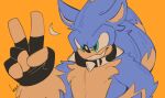  2_fingers anthro collar eulipotyphlan fingers fluffy_body fluffy_chest green_eyes hedgehog hi_res humanoid_pointy_ears lofihill looking_at_viewer male mammal moon multi_ear pointy_and_animal_ears quills sega sharp_teeth simple_coloring smile solo sonic_the_hedgehog sonic_the_hedgehog_(series) sonic_the_werehog sonic_unleashed spiked_collar spikes teeth were wereeulipotyphlan werehog 