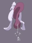  absurd_res bodily_fluids cel_shading crossed_arms digitigrade dripping generation_1_pokemon genital_fluids genitals hi_res humanoid legendary_pokemon light_body light_skin long_penis looking_at_viewer looking_down looking_down_at_viewer low-angle_view male mewtwo nintendo penis penis_towards_viewer pokemon pokemon_(species) precum precum_drip precum_on_ground purple_eyes purple_tail shaded simple_background solo tail tail_genitals tail_penis the_fiend towards_viewer unusual_anatomy unusual_genitalia unusual_genitalia_placement unusual_penis unusual_penis_placement unusual_tail 