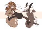 anthro big_breasts big_penis bovid bra breasts brown_body brown_fur bulge butt capreoline caprine clothing curved_horn deer dullvivid duo erection female fiona_fawnbags_(dullvivid) fur genitals girly goat hair hi_res horn huge_breasts huge_penis humanoid_genitalia humanoid_penis long_hair male male/female mammal markings multicolored_body multicolored_fur nel_(dullvivid) panties penis pubes simple_background spots spotted_body spotted_fur spotted_markings tan_body tan_fur tan_spots thick_thighs thong two_tone_body two_tone_fur underwear undressing vein veiny_penis walk-in white-tailed_deer white_background white_body white_fur white_hair wide_eyed wide_hips wool_(fur) 