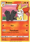  3_toes ambiguous_gender anthro b_bun300 barefoot braixen canid canine feet foot_fetish foot_focus fur generation_6_pokemon hi_res inner_ear_fluff mammal nintendo plantigrade pokemon pokemon_(species) pokemon_card soles solo tail tcg_card text toe_curl toes trading_card trading_card_game tuft yellow_body yellow_fur 