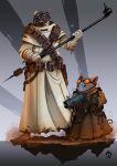  absurd_res ambiguous_gender anthro bandage clothing duo eyewear facial_scar goggles gun hand_wraps hi_res holding_gun holding_object holding_staff holding_weapon jawa mammal murid murine notched_ear pouches ranged_weapon rat rodent scar staff star_wars tusken_raider weapon wolfdawg wraps 
