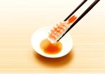  chopsticks dipping enonnbo food food_focus no_humans original plate shadow still_life sushi 