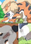  absol absurd_res after_anal anal anal_orgasm anal_penetration arcanine backsack balls black_balls black_body black_fur blush bodily_fluids claws comic cum cum_on_anus cumshot ejaculation erection feral feral_on_feral feral_penetrated feral_penetrating feral_penetrating_feral fur generation_1_pokemon generation_3_pokemon genital_fluids genitals hands-free hi_res knot larger_male male male/male male_penetrated male_penetrating male_penetrating_male nintendo open_mouth orange_body orange_ears orange_fur penetration penile penile_penetration penis_in_ass pokemon pokemon_(species) precum pull_out sex size_difference smaller_male tan_body tan_fur teeth tongue white_balls white_body winick-lim 