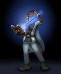  anthro arcanaloth book canid canine canis demon digital_media_(artwork) furry hi_res invalid_tag magic male mammal melee_weapon sword weapon wolf 