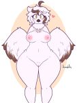  &lt;3 anthro areola avian bird breasts bubo_(genus) curvy_figure digital_media_(artwork) feathers female genitals hi_res jhenightfox nipples nude owl pussy simple_background snowy_owl solo solstice_(moonlight) thick_thighs true_owl voluptuous white_body white_feathers wide_hips wings 