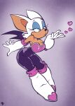  &lt;3 anthro armwear bat blowing_kiss boots breasts cleavage clothed clothing elbow_gloves female footwear gloves handwear hi_res knee_boots knee_highs leaning leaning_forward legwear mammal membrane_(anatomy) membranous_wings puckered_lips roger_bacon rouge_the_bat sega solo sonic_the_hedgehog_(series) wings 