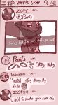  absurd_res anthro chat comic croagunk generation_4_pokemon generation_5_pokemon hi_res littlerager male meme nintendo no_nut_november owo pokemon pokemon_(species) scrafty selfie solo uwu zorua 