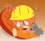  age_difference anthro digital_drawing_(artwork) digital_media_(artwork) digital_painting_(artwork) foreskin genitals handy_(htf) happy_tree_friends male namoke penis smegma solo tight_foreskin young younger_male 