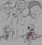  absurd_res blake_rothenberg devina duo female generation_5_pokemon genitals hi_res human imminent_sex interspecies kissing male male/female mammal nintendo oral pokemon pokemon_(species) pregnant pregnant_female pussy scalie scrafty screamoshaymin sketch_page 