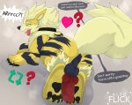  absurd_res anus arcanine balls claws collar erection feral finger_claws generation_1_pokemon genitals hi_res knot male nintendo penis pokemon pokemon_(species) solo toe_claws transformation 