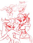  absurd_res breasts cartoon demon helluva_boss hi_res invalid_tag practice sketch viziepop wastedtimeee 