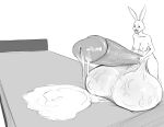  anthro balls beastars bed big_balls big_penis binibon123 black_and_white bodily_fluids breasts canid canine canis cock_vore cum cum_in_penis cum_inside domestic_rabbit duo dwarf_rabbit erection furniture genital_fluids genitals gynomorph haru_(beastars) head_in_penis hi_res huge_balls huge_penis hyper hyper_balls hyper_genitalia hyper_penis inflation intersex intersex/male lagomorph legoshi_(beastars) leporid male mammal monochrome netflix netherland_dwarf_rabbit nude on_bed oral oryctolagus penetration penile penile_penetration penis penis_tip rabbit sex simple_background sitting vein veiny_balls veiny_penis vore wolf 