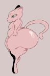  anthro big_butt big_penis butt d0ncassidy digital_media_(artwork) flaccid floating generation_1_pokemon genitals green_eyes half-closed_eyes hi_res legendary_pokemon male mew_(pokemon) narrowed_eyes nintendo penis pink_body pokemon pokemon_(species) side_view solo tail thick_thighs 