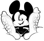  2021 anthro balls black_body black_nose black_penis ciavs clothing disney double_handjob erection genitals glans gloves group group_sex handjob handwear humanoid_genitalia humanoid_penis male male/male mammal mickey_mouse motion_lines mouse murid murine one_eye_half-closed open_mouth open_smile penile penis rodent sex simple_background smile teeth thick_penis tongue trio underwear vein veiny_penis white_background white_clothing white_gloves white_handwear white_underwear 