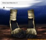  2d_animation 5_toes animated bandage bandaged_foot bandaged_leg claws eind enderman feet foot_focus humanoid lava low_res male microsoft minecraft mojang not_furry short_playtime solo toe_claws toe_curl toes tumblr_ask xbox_game_studios 