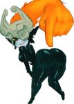  armor aspenofsimpcon big_butt breasts butt female genitals gesture hair hair_hand headgear helmet humanoid imp looking_at_viewer midna nintendo not_furry nude pointing pointing_at_butt pussy rear_view sharp_teeth smug smug_face solo teeth the_legend_of_zelda twili twilight_princess 