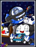  absurd_res anthro bone chao_(sonic) digital_media_(artwork) dream eggbot15 hi_res male sega skull skull_head solo sonic_the_hedgehog_(series) space spacecraft tail vehicle 