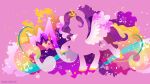  abstract_background absurd_res cutie_mark equid equine female fur hair hasbro hi_res hooves leg_markings mammal markings mlp_g5 musical_note my_little_pony pegasus pink_body pink_fur pink_theme pipp_petals_(mlp) purple_hair purple_tail sambaneko silhouette socks_(marking) solo tail wings 