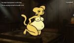  anthro belly bethesda_softworks big_belly breasts felid female fur guzzlord420 katia_managan khajiit mammal nipples nude pregnant pregnant_female prequel_adventure solo the_elder_scrolls webcomic webcomic_character yellow_body yellow_fur 