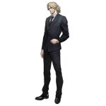  1boy artist_request beard black_footwear black_jacket black_necktie black_pants black_suit blonde_hair buttons clenched_hand collared_shirt dress_shoes facial_hair full_body girls&#039;_frontline hopps_(girls&#039;_frontline) jacket looking_at_viewer male_focus necktie official_art pants scar scar_on_hand shirt shoes simple_background solo standing suit transparent_background white_shirt 