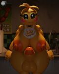  &lt;3 &lt;3_eyes 2023 3d_(artwork) 4:5 absurd_res animatronic anthro areola avian balls beakless bib big_breasts big_penis bird blush blush_stickers breasts chicken digital_media_(artwork) english_text feversfm fingers five_nights_at_freddy&#039;s five_nights_at_freddy&#039;s_2 galliform gallus_(genus) genitals gynomorph hi_res intersex looking_at_viewer lovetaste_chica machine navel nipple_piercing nipple_ring nipples nude orange_areola orange_nipples penis phasianid piercing ring_piercing robot runaboo_chica scottgames solo text toy_chica_(fnaf) yellow_body 