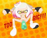  abdominal_bulge animate_inanimate blush female hi_res humanoid living_plushie masturbation nintendo paradia_ex pearl_(splatoon) plushie solo splatoon 