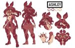  absurd_res animal_humanoid anthro ashley_(danglebat) cephalopod cephalopod_humanoid danglebat female fycroh hi_res humanoid liltaiga4 marine marine_humanoid model_sheet mollusk mollusk_humanoid solo squid_humanoid 