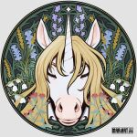  digital_media_(artwork) equid equine hi_res horn horse hugejewels mammal mariart mariart.info omari sfw unicorn 