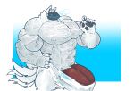  4_penises 9000_(c3b4) anthro big_muscles big_penis body_hair c3b4 fur genitals hi_res huge_muscles huge_penis machine male multi_genitalia multi_penis multi_tail muscular muscular_anthro muscular_male penis protogen solo tail white_body white_fur 