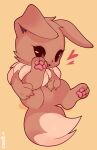  absurd_res eevee female generation_1_pokemon hi_res nintendo paws pokemon pokemon_(species) quinto suggestive 