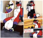  anthro canid canine cock_vore duo fatal_vore fataxolotalboi fox genitals hi_res majira_strawberry male male/male mammal maverick_(betaetadelota) penile penis pineapple_fox vore wagon(species) 