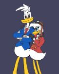  anatid anseriform anthro avian bird clothing crossover della_duck disney doctor_who duck ducktales ducktales_(2017) duo female loser69 male male/female the_doctor 