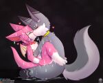  &lt;3 absurd_res anthro anthro_on_anthro anthro_penetrated anthro_penetrating anthro_penetrating_anthro bat bell bell_collar blush bodily_fluids canid canine chest_tuft collar cum cum_covered cum_everywhere cum_in_pussy cum_inside cumshot digital_media_(artwork) duo dust:_an_elysian_tail ear_piercing ear_ring ejaculation eyes_closed female female_penetrated fox from_front_position fur genital_fluids genitals grey_body grey_fur hi_res iradeon kissing lune_(lunesnowtail) male male/female male_penetrating male_penetrating_female mammal mastery_position messy nimbat pawpads paws penetration penis piercing pink_body pink_fur pussy ring_piercing sean_(senz) senz sex simple_background sitting tail tuft vaginal vaginal_penetration white_body white_fur wings 