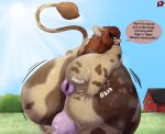  anatomically_correct anatomically_correct_genitalia animal_genitalia animal_pussy anthro anus barn belly bent_over big_anus big_belly big_butt big_udders blue_eyes bodily_fluids bovid bovine bovine_genitalia bovine_pussy brown_body brown_fur butt butt_grab butt_squish cattle dialogue ear_tag farm female freckles freckles_on_butt freckles_on_face fur genitals grass hair hand_on_butt hi_res huge_butt inner_ear_fluff light long_hair looking_at_viewer looking_back mammal motion_lines musk nude olive_lako outside overweight overweight_female pink_anus plant presenting presenting_anus presenting_hindquarters puffy_anus pussy raised_tail red_hair seductive shrub sky solo spots spread_butt spreading squish stylish_apollo sun sunlight sweat sweaty_butt tail talking_to_viewer tan_body tan_fur teats text thick_thighs tree tuft udders wheat wheat_in_mouth wide_hips 