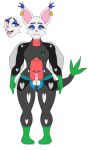  anthro bandai_namco clothing deep_navel digimon digimon_(species) drone dronification gatomon gynomorph intersex mango_(tigereyetopaz) navel navel_outline rubber rubber_clothing rubber_suit solo tigereyetopaz tight_clothing vaporeon_suit 