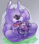  admiring admiring_self after_oviposition anal_oviposition animal_humanoid anthro armpit_hair balls barely_visible_genitalia bent_legs big_egg big_eyes blush blush_lines bodily_fluids body_hair bonnie_(fnaf) bow_tie bow_tie_only breath butt chubby_anthro chubby_male cum cum_on_butt cum_on_egg cum_on_feet cum_on_self ears_up easter easter_egg egg exhaling expressive feet five_nights_at_freddy&#039;s fluffy foot_focus fur genital_fluids genitals glistening glistening_eyes grass hairy head_tuft holding_with_foot holidays humanoid lagomorph lagomorph_humanoid legs_up leporid lying male mammal mammal_humanoid meme messy moobs mostly_nude multicolored_body multicolored_fur muscular_arms neck_tuft nude on_grass open_anus open_mouth outside oviposition panting paws plant presenting purple_body purple_fur rabbit scottgames simple_background sitting slightly_chubby smile solo spooky_dune tuft two_tone_body two_tone_fur 