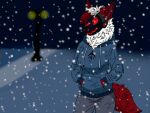  anthro blue_clothing blue_hoodie blue_topwear bottomwear clothing denim denim_bottomwear denim_clothing female fur hands_in_both_pockets hi_res hoodie jeans machine multicolored_body multicolored_fur night ona(retrohnd) outside pants protogen red_body red_eyes red_fur retrohnd snow snowing tail topwear two_tone_body two_tone_fur white_body white_fur 