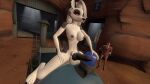  3d_(artwork) animal_genitalia anthro canid canine canine_genitalia digital_media_(artwork) genitals herm intersex mammal sandvich_eatr solo source_filmmaker 