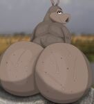  absurd_res big_butt breasts butt common_hippopotamus dreamworks female gloria_the_hippopotamus hi_res hippopotamid huge_butt looking_at_viewer madagascar_(series) mammal nitrozo nude overweight overweight_female smile solo thick_thighs wide_hips 