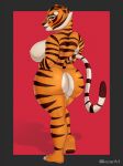 anthro big_breasts big_butt black_pupils breasts butt dipstick_tail dreamworks felid female hi_res huge_breasts kung_fu_panda looking_back mammal markings master_tigress multicolored_body nipples nude pantherine pink_nipples pupils red_eyes rocner side_boob smile solo striped_body striped_markings striped_tail stripes tail tail_markings thick_thighs tiger whiskers wide_hips yellow_sclera 