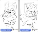  anthro bat beverage braces child female hi_res huge_belly mammal overweight rouge_the_bat sega selfie solo sonic_the_hedgehog_(series) thick_thighs ultrahand young 